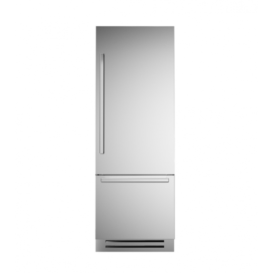 BERTAZZONI REF755BBRXTT/24PRO Εντοιχιζόμενος Ψυγειοκαταψύκτης LUXURY SLOT-IN 75cm Inox